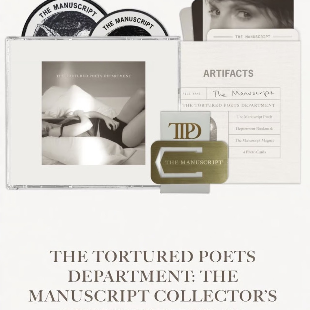 Taylor Swift TTPD The Manuscript Collector's Set CD